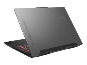 ASUS TUF Gaming A15 TUF507NUR-DRLP064W - AMD Ryzen 7 - 7435HS / jusqu'à 4.5 GHz - Win 11 Home - GF RTX 4050 - 16 Go RAM - 1 To SSD NVMe - 15.6" 1920 x 1080 (Full HD) @ 144 Hz - Éthernet - Wi-Fi 6E, Bluetooth - gris jaeger - 90NR0JP8-M003X0 - Ordinateurs portables