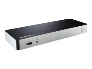 StarTech.com Station d'accueil USB-C à deux écrans - MST/4K - PD 60W - Station d'accueil - USB-C / Thunderbolt 3 - 2 x HDMI - 1GbE - 60 Watt - MST30C2HHPDU - Stations d'accueil pour ordinateur portable