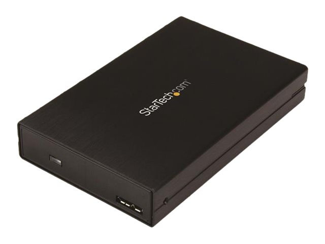 StarTech.com Boîtier USB 3.1 (10 Gb/s) pour disque dur / SSD SATA de 2,5" - USB-A USB-C - Pour disques de 5 à 15 mm en hauteur - Boitier externe - 2.5" - SATA 6Gb/s - USB 3.1 (Gen 2) - noir - S251BU31315 - Boîtiers pour disque dur