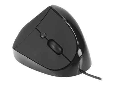 MCL Samar - Souris verticale - pour droitiers - optique - 6 boutons - filaire - USB - noir - SS-616DU/N - Souris