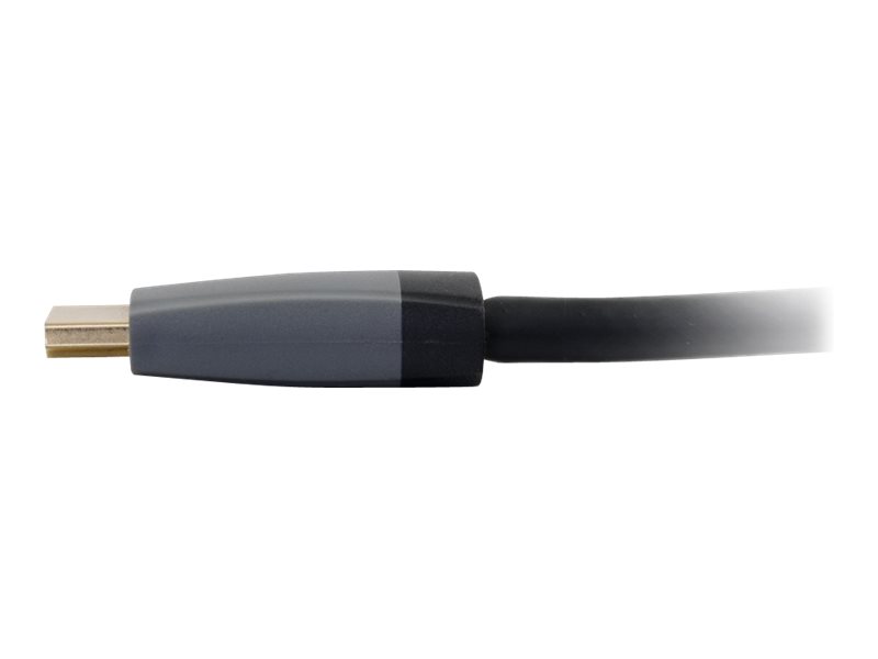 C2G 2m (6ft) HDMI Cable with Ethernet - High Speed CL2 In-Wall Rated - M/M - Câble HDMI avec Ethernet - HDMI mâle pour HDMI mâle - 2 m - blindé - noir - 42522 - Câbles HDMI