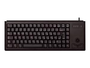 CHERRY Compact-Keyboard G84-4400 - Clavier - PS/2 - Français - noir - G84-4400LPBFR-2 - Claviers