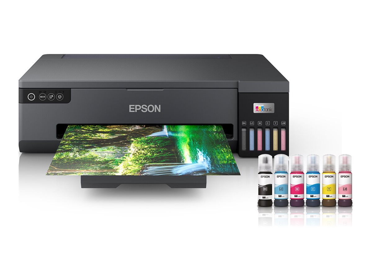Epson EcoTank ET-18100 - Imprimante - couleur - jet d'encre - rechargeable - A3 - 5 760 x 1 440 ppp - jusqu'à 8 ppm (mono)/jusqu'à 8 ppm (couleur) - capacité : 80 feuilles - USB, Wi-Fi - C11CK38401 - Imprimantes jet d'encre