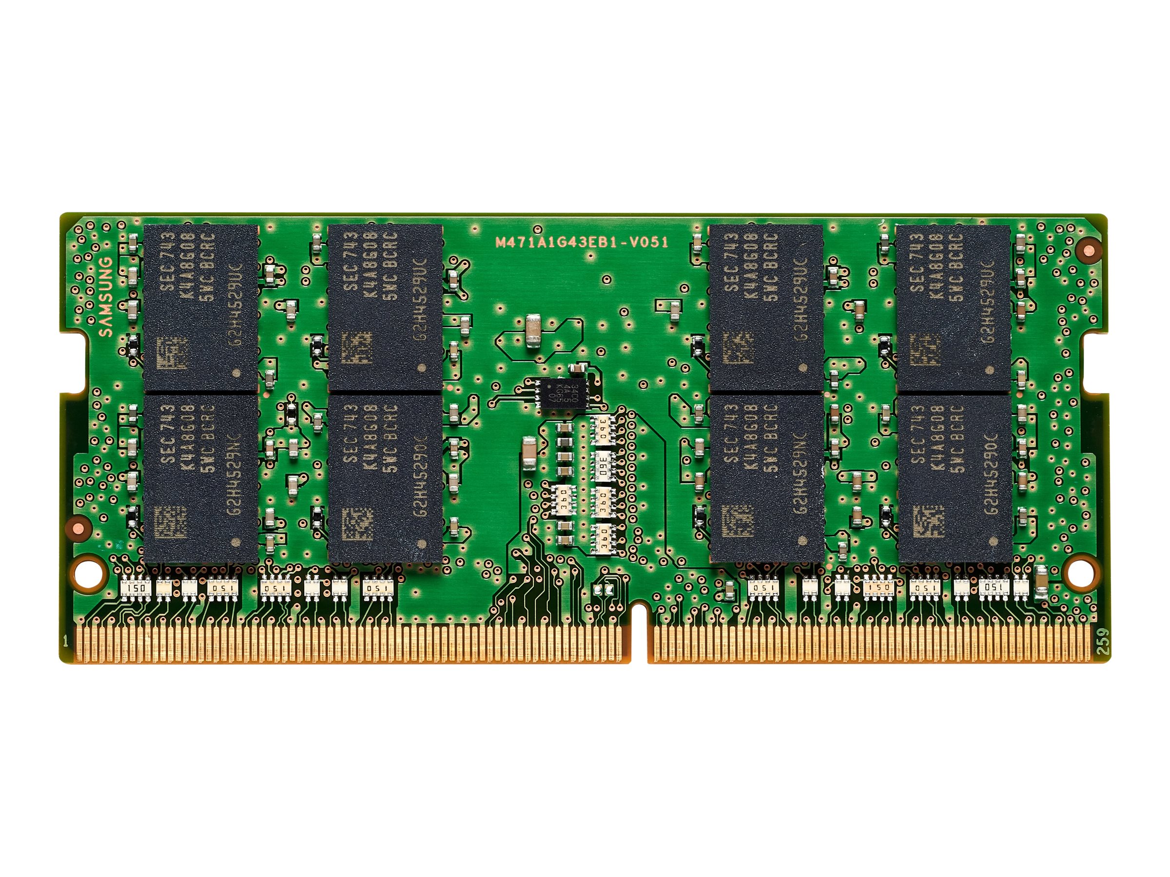 HP - DDR5 - module - 32 Go - SO DIMM 262 broches - 4800 MHz / PC5-38400 - mémoire sans tampon - non ECC - pour Elite 600 G9, 800 G9, Mini Conference G9; Workstation Z2 G9 - 4M9Y7AA - DDR5