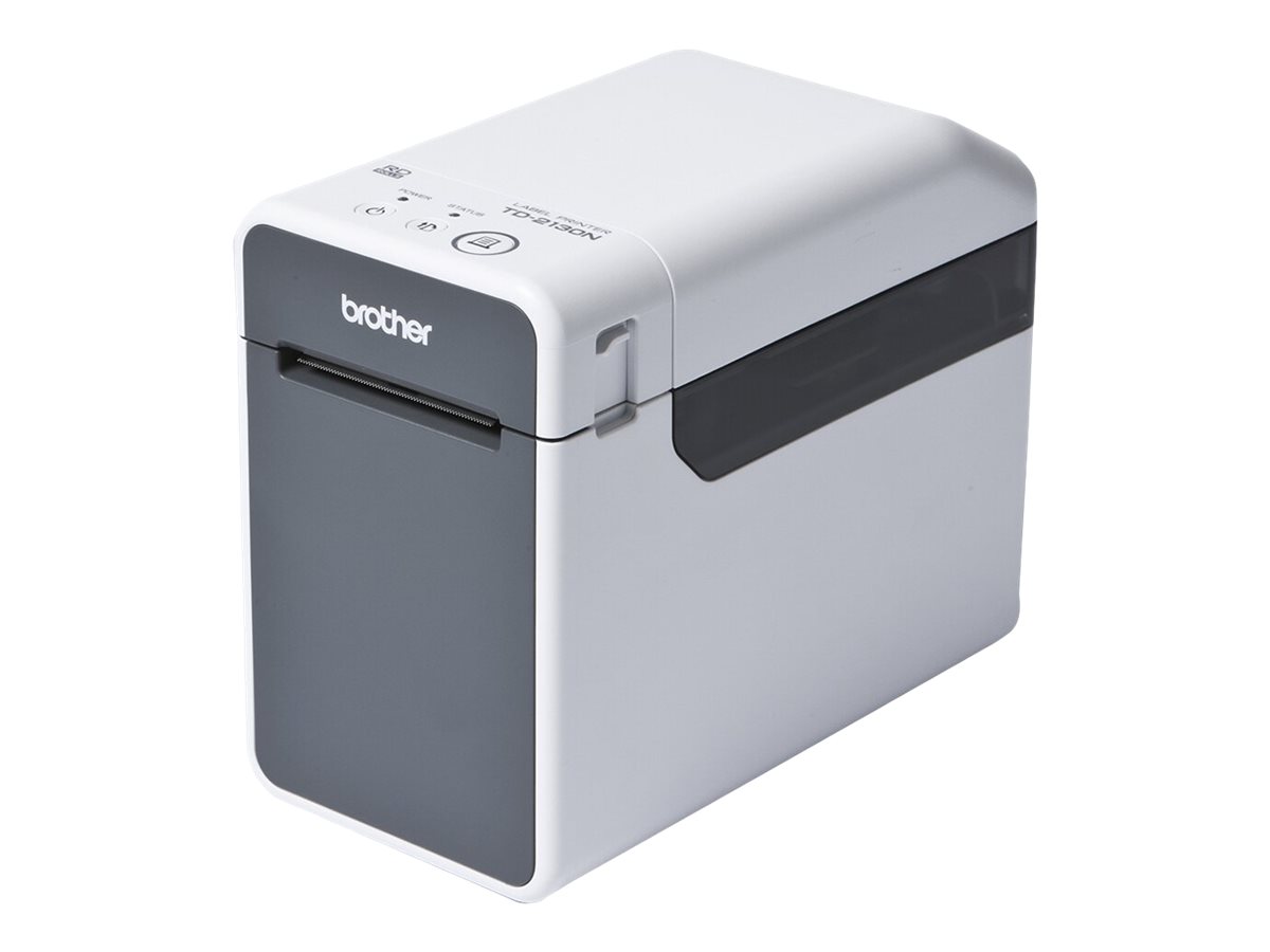 Brother TD-2135N - Imprimante d'étiquettes - thermique direct - Rouleau (6,3 cm) - 300 ppp - jusqu'à 152.4 mm/sec - USB 2.0, LAN, série, hôte USB - TD2135NXX1 - Imprimantes thermiques