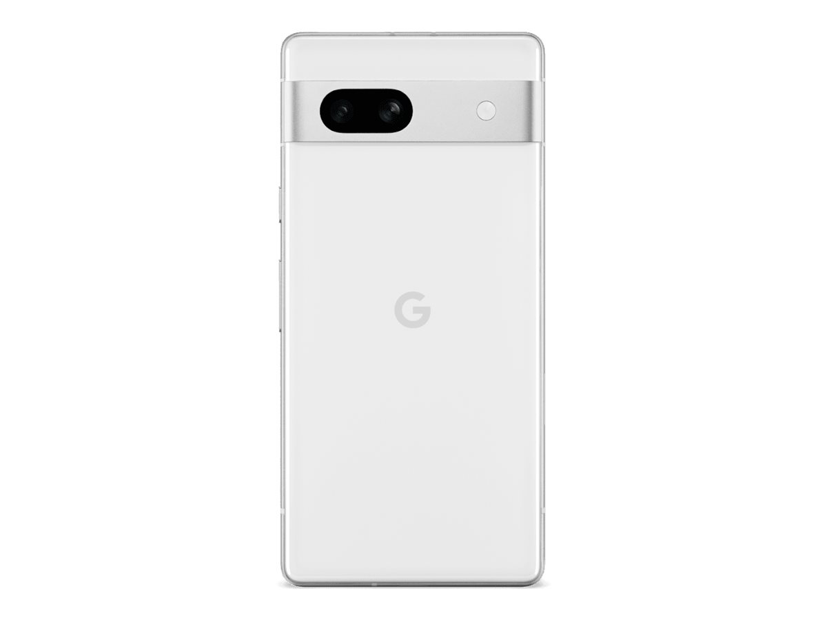 Google Pixel 7a - 5G smartphone - double SIM - RAM 8 Go / Mémoire interne 128 Go - écran OEL - 6.1" - 2400 x 1080 pixels (90 Hz) - 2x caméras arrière 64 MP, 13 MP - front camera 13 MP - neige - GA04274-GB - Smartphones 5G