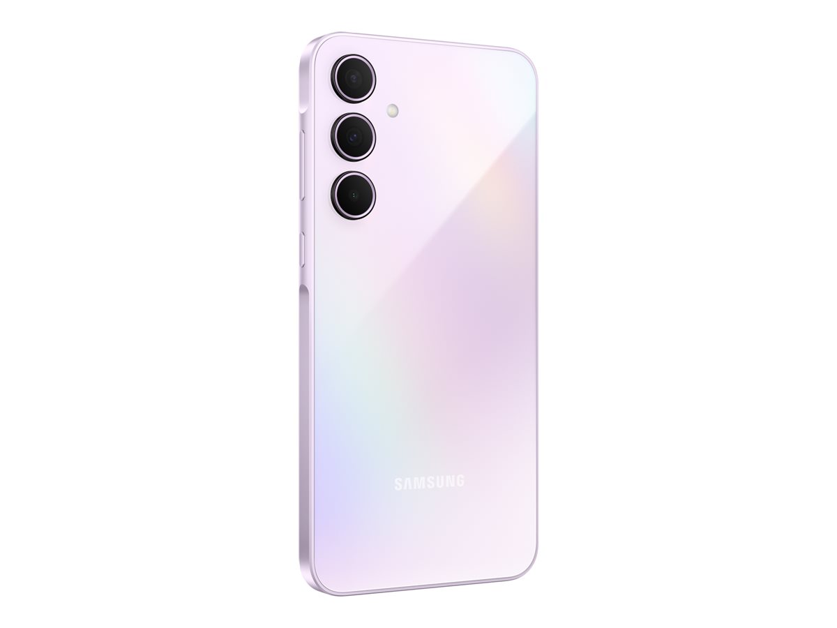 Samsung Galaxy A35 - 5G smartphone - double SIM - RAM 6 Go / Mémoire interne 128 Go - microSD slot - écran OEL - 6.6" - 2340 x 1080 pixels (120 Hz) - 3 x caméras arrière 50 MP, 8 MP, 5 MP - front camera 13 MP - lilas exceptionnel - SM-A356BLVBEUB - Smartphones 5G