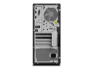 Lenovo ThinkStation P350 30E3 - Tour 1 x Core i9 11900 / jusqu'à 5.2 GHz - vPro - RAM 32 Go - SSD 512 Go - TCG Opal Encryption, NVMe - UHD Graphics 750 - Gigabit Ethernet - Win 10 Pro 64 bits - moniteur : aucun - clavier : Français - Lenovo TopSeller - 30E3001WFR - Ordinateurs de bureau