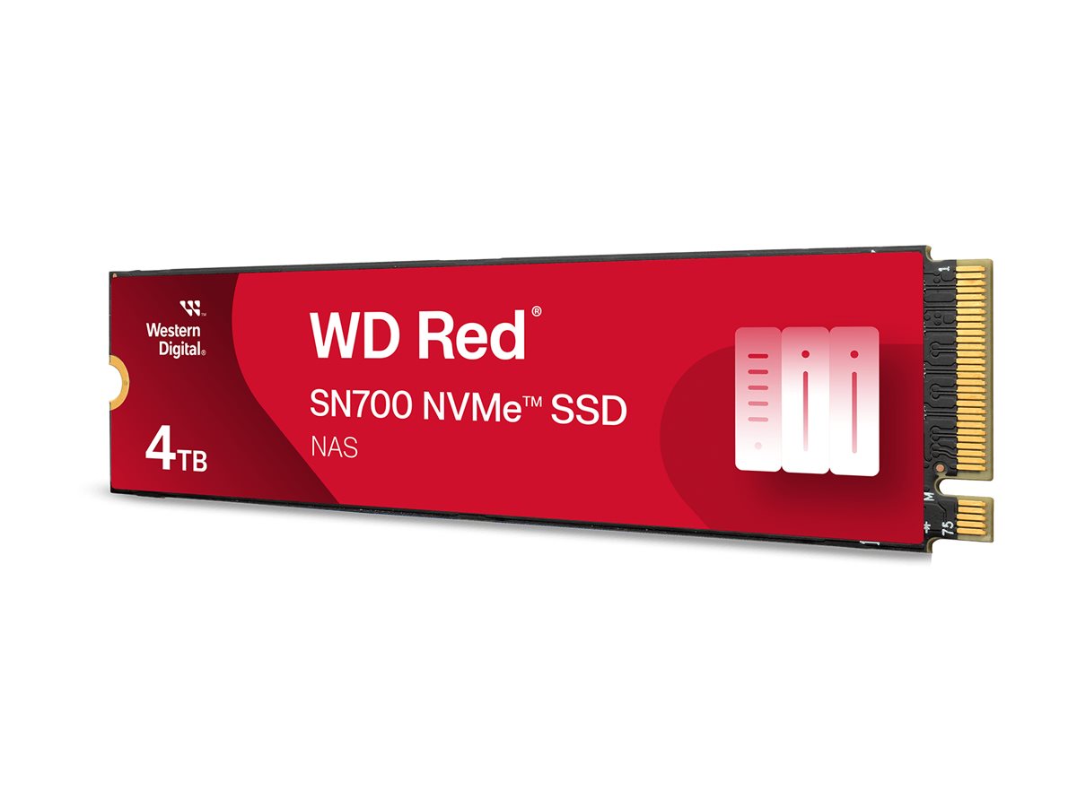 WD Red SN700 WDS400T1R0C-68BDK0 - SSD - 4 To - interne - M.2 2280 - PCIe 3.0 x4 (NVMe) - WDS400T1R0C-68BDK0 - Disques SSD