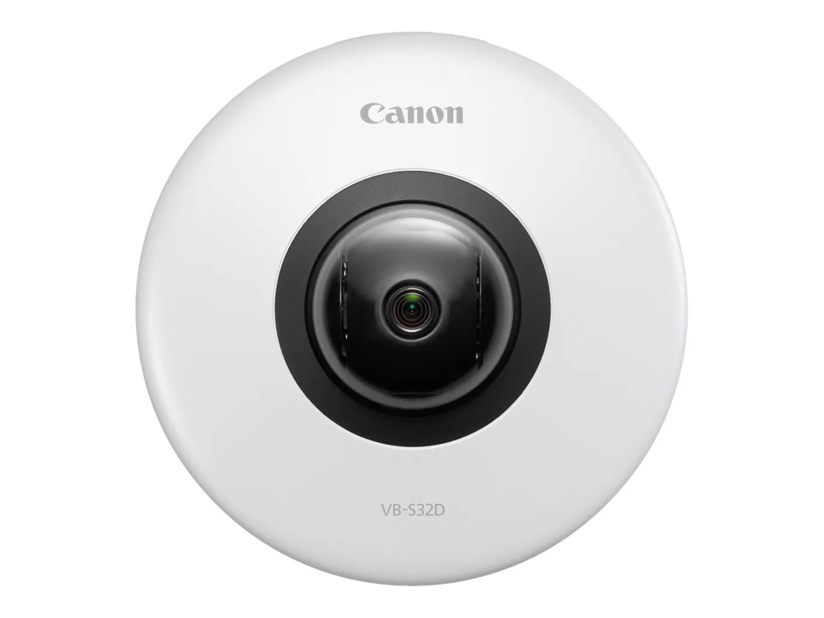 Canon VB-S32D - Caméra de surveillance réseau - PIZ - couleur (Jour et nuit) - 2,1 MP - 1920 x 1080 - motorisé - audio - LAN 10/100 - MJPEG, H.264, H.265 - PoE - 5717C001 - Caméras IP