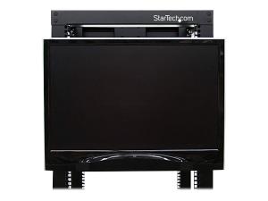 StarTech.com Support de fixation d'écran LCD VESA universel pour rack ou armoire 48 cm - Kit de montage - pour Écran LCD - acier pressé à froid solide - noir - Taille d'écran : 19" - pour P/N: CABSCRWS1224, RK2433BKM, RK2537BKM, RK3236BKF, RK4236BKB, RK4242BK24, RK4242BK30 - RKLCDBK - Accessoires pour écran