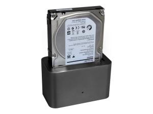 PORT - Station d'accueil HDD - baies : 1 - 2,5 po./3,5 po. partagé - SATA 3Gb/s - USB 3.0 - noir - 900040 - Adaptateurs de stockage