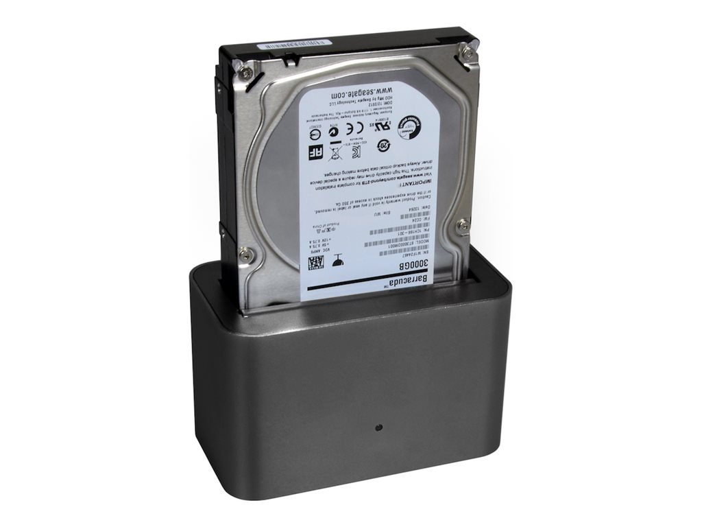 PORT - Station d'accueil HDD - baies : 1 - 2,5 po./3,5 po. partagé - SATA 3Gb/s - USB 3.0 - noir - 900040 - Adaptateurs de stockage