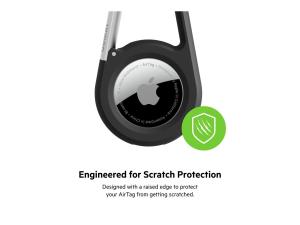 Belkin Secure Holder with Carabiner - Étui pour airtag - noir - pour Apple AirTag - MSC008BTBK - Sacs multi-usages