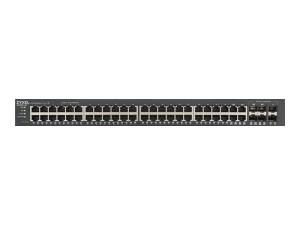 Zyxel GS1920-48v2 - Commutateur - intelligent - 48 x 10/100/1000 + 4 x SFP Gigabit combiné + 2 x Gigabit SFP - Montable sur rack - GS1920-48V2-EU0101F - Concentrateurs et commutateurs gigabit