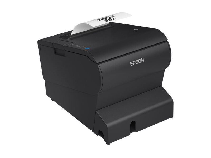 Epson TM T88VII (132) - Imprimante de reçus - thermique en ligne - Rouleau (7,95 cm) - 180 x 180 ppp - jusqu'à 500 mm/sec - USB 2.0, hôte USB 2.0, LAN, PoweredUSB - outil de coupe - noir - C31CJ57132 - Imprimantes de reçus POS