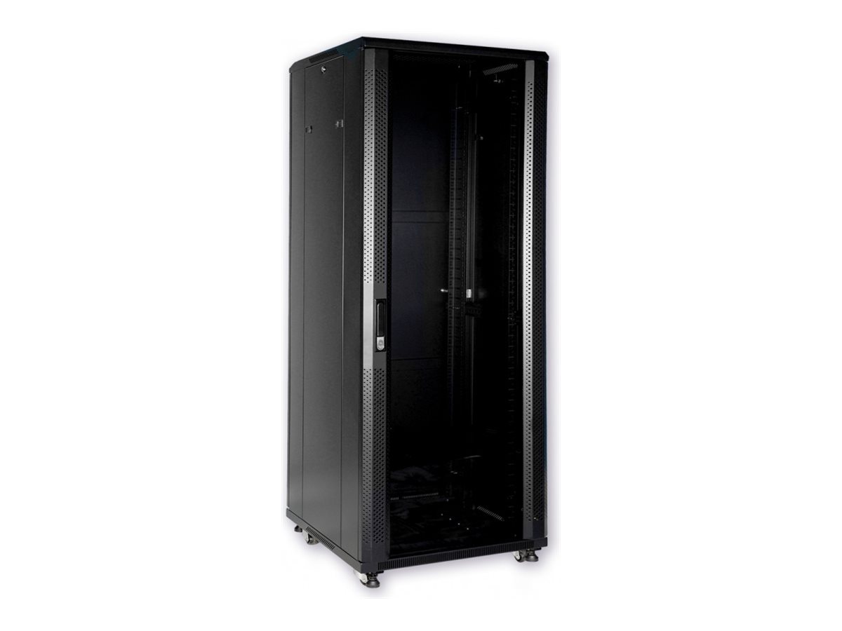 MCL - Rack armoire - l 800, d 800 - autonome - noir - 24U - 19" - IC6B99AL80P8024 - Accessoires pour serveur