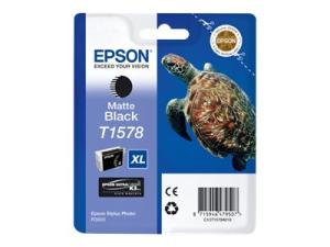 Epson T1578 - 25.9 ml - noir mat - original - blister - cartouche d'encre - pour Stylus Photo R3000 - C13T15784010 - Cartouches d'encre Epson
