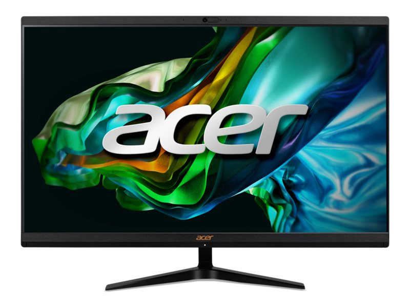 Acer Aspire C 27 C27-1800 - Tout-en-un - Core i5 1335U / jusqu'à 4.6 GHz - RAM 16 Go - SSD 1 To - Carte graphique Intel Iris Xe - Gigabit Ethernet, IEEE 802.11ax (Wi-Fi 6E) LAN sans fil: - Bluetooth 5.0, 802.11a/b/g/n/ac/ax (Wi-Fi 6E) - Win 11 Home - moniteur : LED 27" 1920 x 1080 (Full HD) - noir - DQ.BKKEF.007 - Ordinateurs de bureau