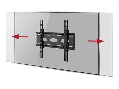 B-TECH BT8441 - Kit de montage (plaque murale, 2 x bras d'interface) - profil bas - pour Écran LCD - noir - Taille d'écran : jusqu'à 55 pouces - BT8441/B - Accessoires pour écran