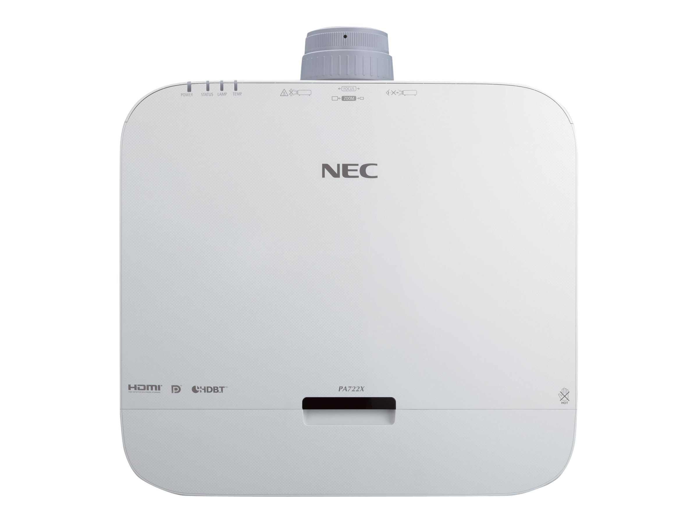 NEC PA722X - Projecteur LCD - 3D - 7200 ANSI lumens - XGA (1024 x 768) - 4:3 - aucune lentille - 60003446 - Projecteurs numériques