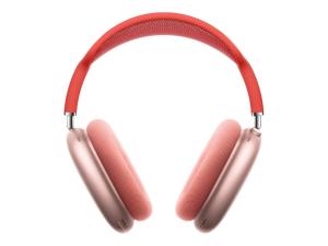 Apple AirPods Max - Écouteurs avec micro - circum-aural - Bluetooth - sans fil - Suppresseur de bruit actif - rose - MGYM3ZM/A - Écouteurs