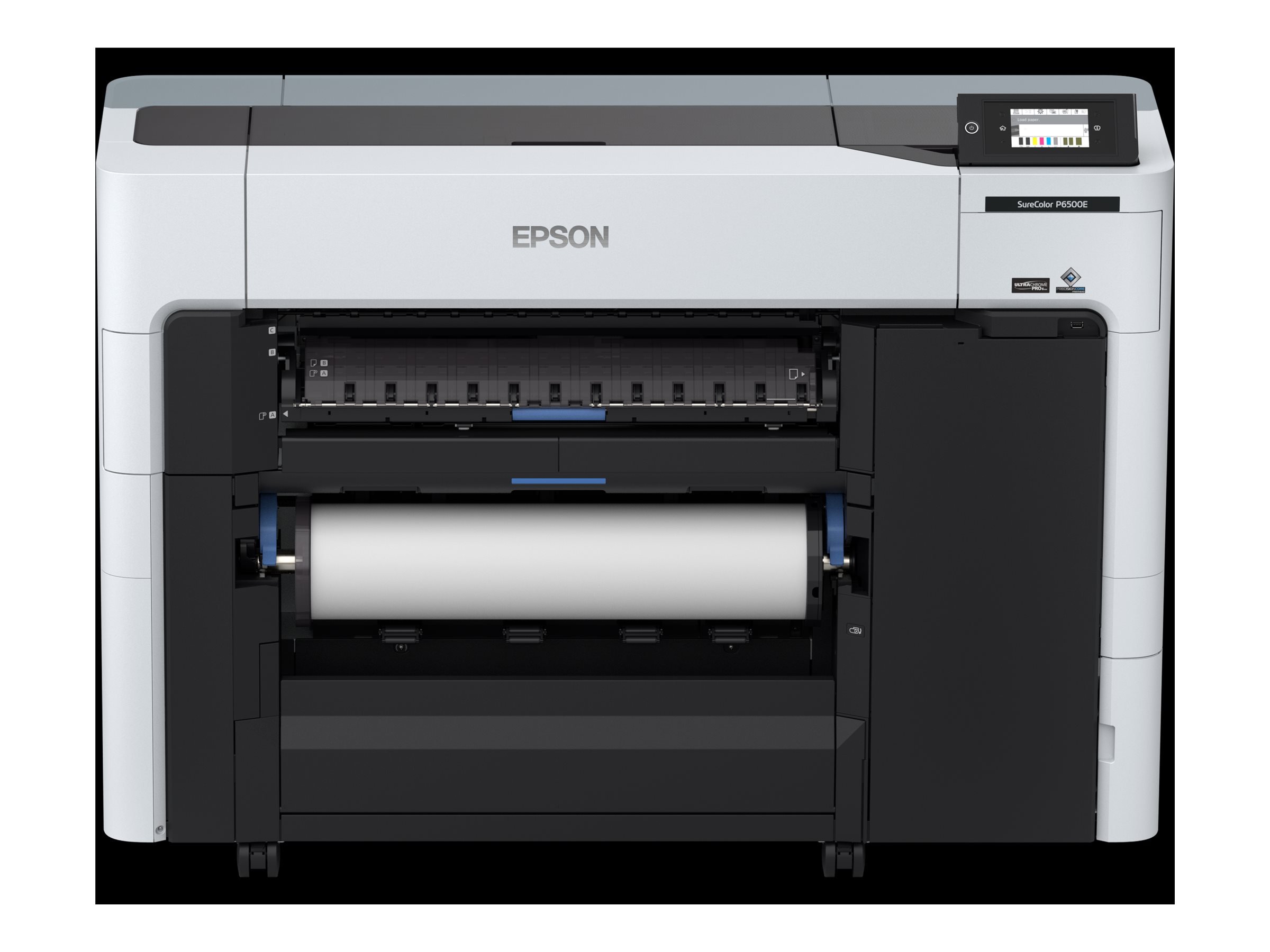 Epson SureColor SC-P6500E - 24" imprimante grand format - couleur - jet d'encre - Rouleau (61 cm) - 1 200 x 2 400 ppp - jusqu'à 2 ppm (mono) / jusqu'à 2 ppm (couleur) - jusqu'à 18 m2/heure (mono) / jusqu'à 18 m2/heure (couleur) - Bluetooth, USB, Gigabit LAN, Wi-Fi(ac), direct print USB - C11CJ48301A0 - Imprimantes jet d'encre