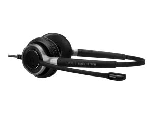 EPOS IMPACT SC 665 - Micro-casque - sur-oreille - filaire - jack 3,5mm - noir, argent - 1000644 - Écouteurs