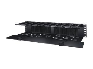 APC Cable Management - Kit de gestion de câbles pour rack - noir - 2U - pour P/N: SMTL1000RMI2UC, SMX1000C, SMX1500RM2UC, SMX1500RM2UCNC, SMX750C, SMX750CNC - AR8603A - Accessoires de câblage