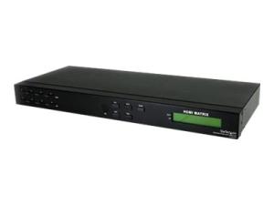 StarTech.com Repartiteur / commutateur de matrice video HDMI 4x4 avec audio et RS232 - Commutateur vidéo/audio - de bureau - pour P/N: ST121HDBT20L, ST121HDBT20S, ST121HDBTL, ST121HDBTPW, SVA12M2NEUA, SVA12M5NA - VS440HDMI - Commutateurs audio et vidéo