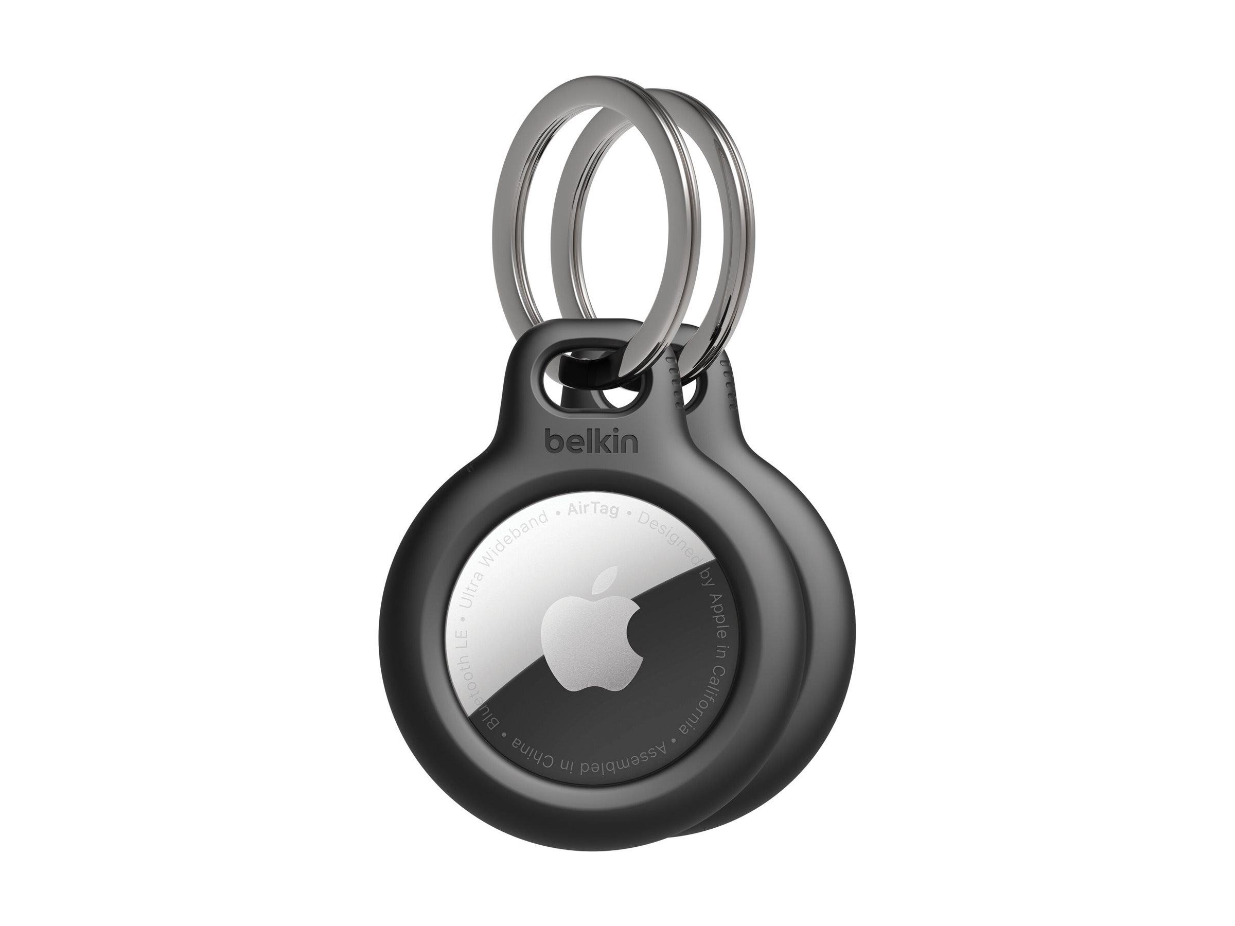 Belkin - Étui pour airtag - noir (pack de 2) - pour Apple AirTag - MSC002BTBK - Sacs multi-usages