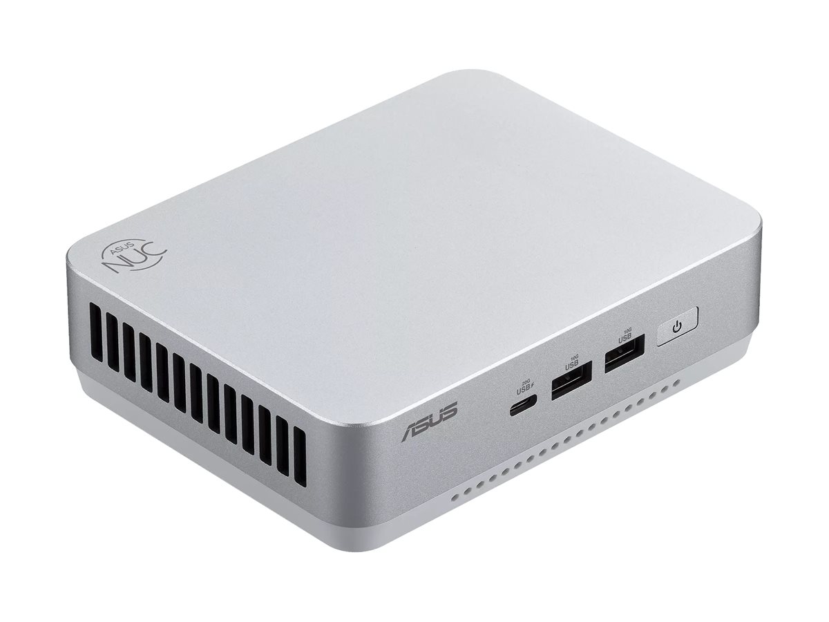 ASUS NUC 14 Pro+ RNUC14RVSU900000I - Barebone - mini PC 1 x Core Ultra 9 185H / jusqu'à 5.1 GHz - RAM 0 Go - Intel Arc Graphics - IEEE 802.11ax (Wi-Fi 6E), Bluetooth 5.3, 2.5 Gigabit Ethernet, Gigabit Ethernet - argent - 90AR0051-M000E0 - Mini-systèmes