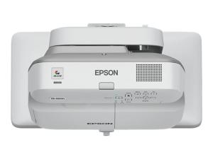Epson EB-685W - Projecteur 3LCD - 3500 lumens (blanc) - 3500 lumens (couleur) - WXGA (1280 x 800) - 16:10 - 720p - LAN - gris, blanc - V11H744040 - Projecteurs numériques
