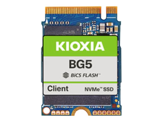 KIOXIA BG5 Series KBG50ZNS256G - SSD - 256 Go - client - interne - M.2 2230 - PCIe 4.0 x4 (NVMe) - KBG50ZNS256G - Disques SSD