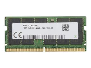 HP - DDR5 - module - 16 Go - SO DIMM 260 broches - 4800 MHz / PC5-38400 - mémoire sans tampon - ECC - pour Workstation Z2 G9 - 4M9Y6AA - DDR5