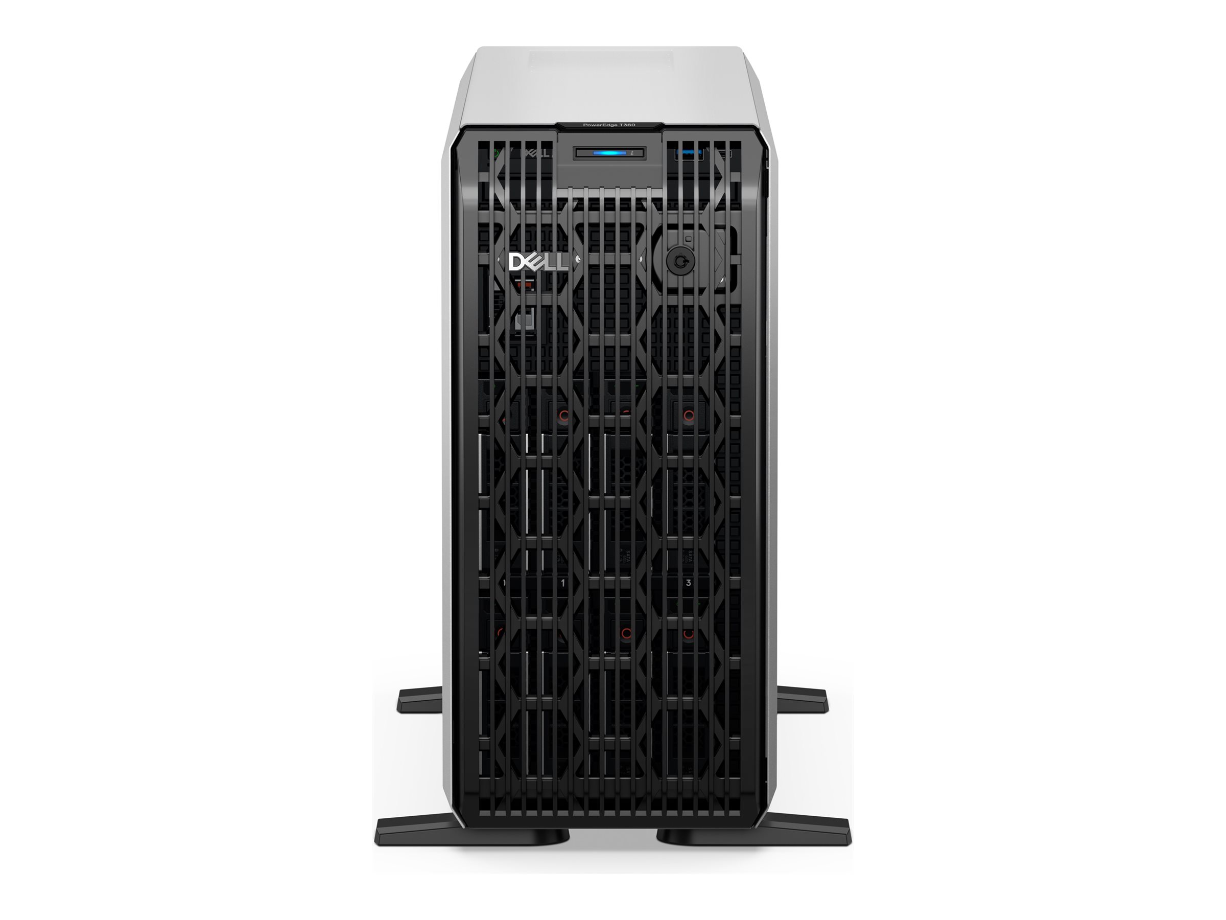 Dell PowerEdge T360 - Serveur - tour 1 voie - 1 x Xeon E-2436 / jusqu'à 5 GHz - RAM 16 Go - SAS - hot-swap 3.5" baie(s) - SSD 480 Go - G200eW - Gigabit Ethernet - Aucun SE fourni - moniteur : aucun - BTP - Dell Smart Selection, Dell Smart Value - avec 3 Years Dell ProSupport - 3VC2G - Serveurs tour