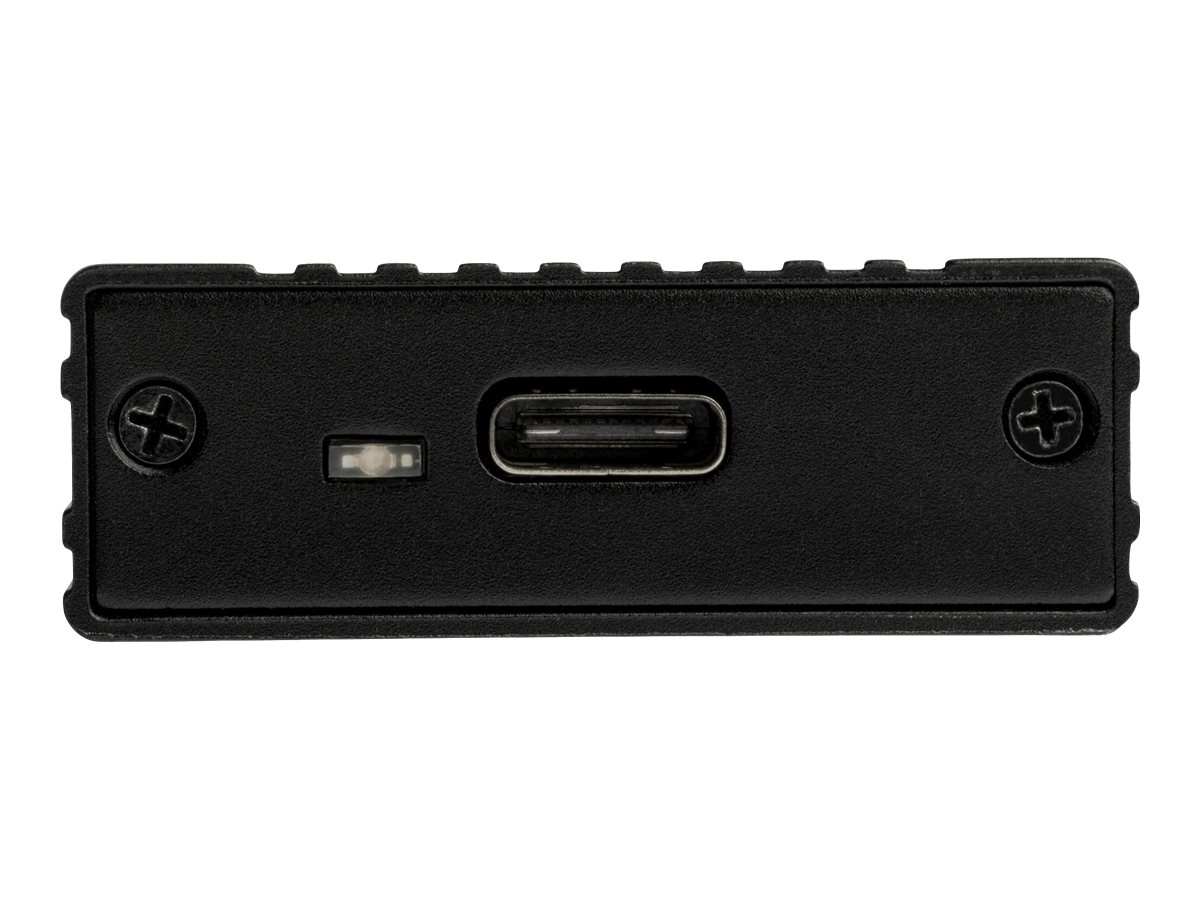 StarTech.com USB-C (10Gbps) to M.2 NVMe SSD Enclosure - Portable M.2 PCIe Aluminum Case - 1GB/s Read & Write - Mac & PC - Boitier externe - M.2 - M.2 Card - USB 3.1 (Gen 2) - noir - M2E1BMU31C - Boîtiers pour disque dur
