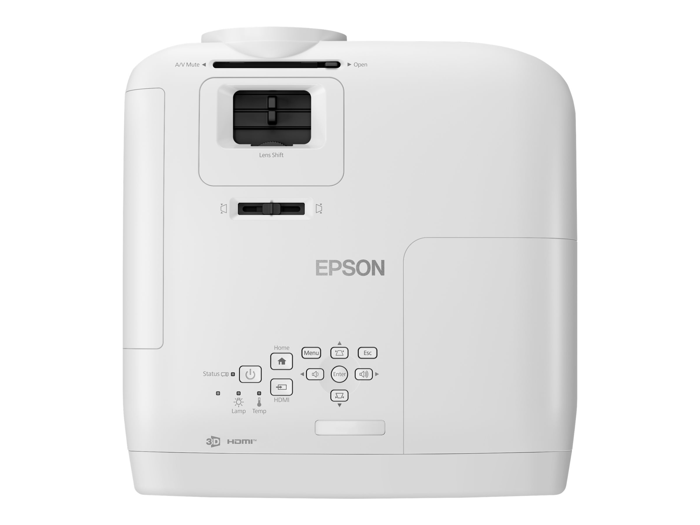 Epson EH-TW5820 - Projecteur 3LCD - 3D - 2700 lumens (blanc) - 2700 lumens (couleur) - Full HD (1920 x 1080) - 16:9 - 1080p - blanc - Android TV - V11HA11040 - Projecteurs LCD