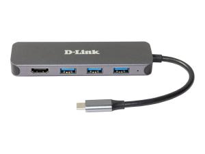 D-Link DUB-2333 - Station d'accueil - USB-C / Thunderbolt 3 - HDMI - DUB-2333 - Stations d'accueil pour ordinateur portable