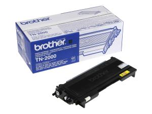 Brother TN2000 - Noir - original - cartouche de toner - pour Brother DCP-7010, DCP-7010L, DCP-7025, MFC-7225n, MFC-7420, MFC-7820N; FAX-2820, 2825 - TN2000 - Cartouches de toner