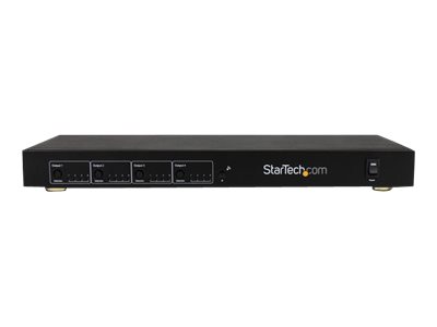 StarTech.com Switch matrice 4x4 HDMI et extendeur HDMI via Cat5 / Cat6 - HDBaseT - Étendeur HDMI avec commutateur - 1080p - 70 m - Rallonge vidéo/audio/infrarouge - plus de CAT 5/6 - 4 ports - jusqu'à 70 m - pour P/N: STHDBTRX, SVA12M5NA - ST424HDBT - Prolongateurs de signal