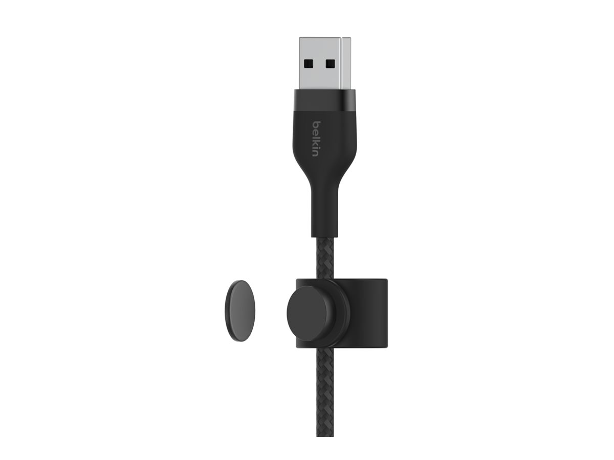 Belkin BOOST CHARGE - Câble Lightning - USB mâle pour Lightning mâle - 1 m - noir - CAA010BT1MBK - Câbles spéciaux