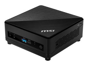 MSI Cubi 5 10M 413EU - Mini PC - Core i5 10210U / jusqu'à 4.2 GHz - RAM 8 Go - SSD 512 Go - NVMe - UHD Graphics - Gigabit Ethernet, Bluetooth 5.2 - 802.11a/b/g/n/ac/ax, Bluetooth 5.2 - Win 11 Pro - moniteur : aucun - noir - 9S6-B18311-485 - Ordinateurs de bureau