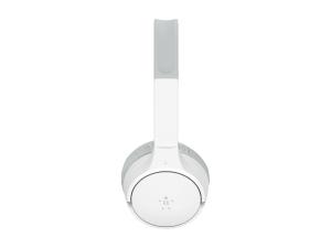 Belkin SoundForm Mini - Écouteurs avec micro - sur-oreille - Bluetooth - sans fil - jack 3,5mm - blanc - AUD002BTWH - Écouteurs