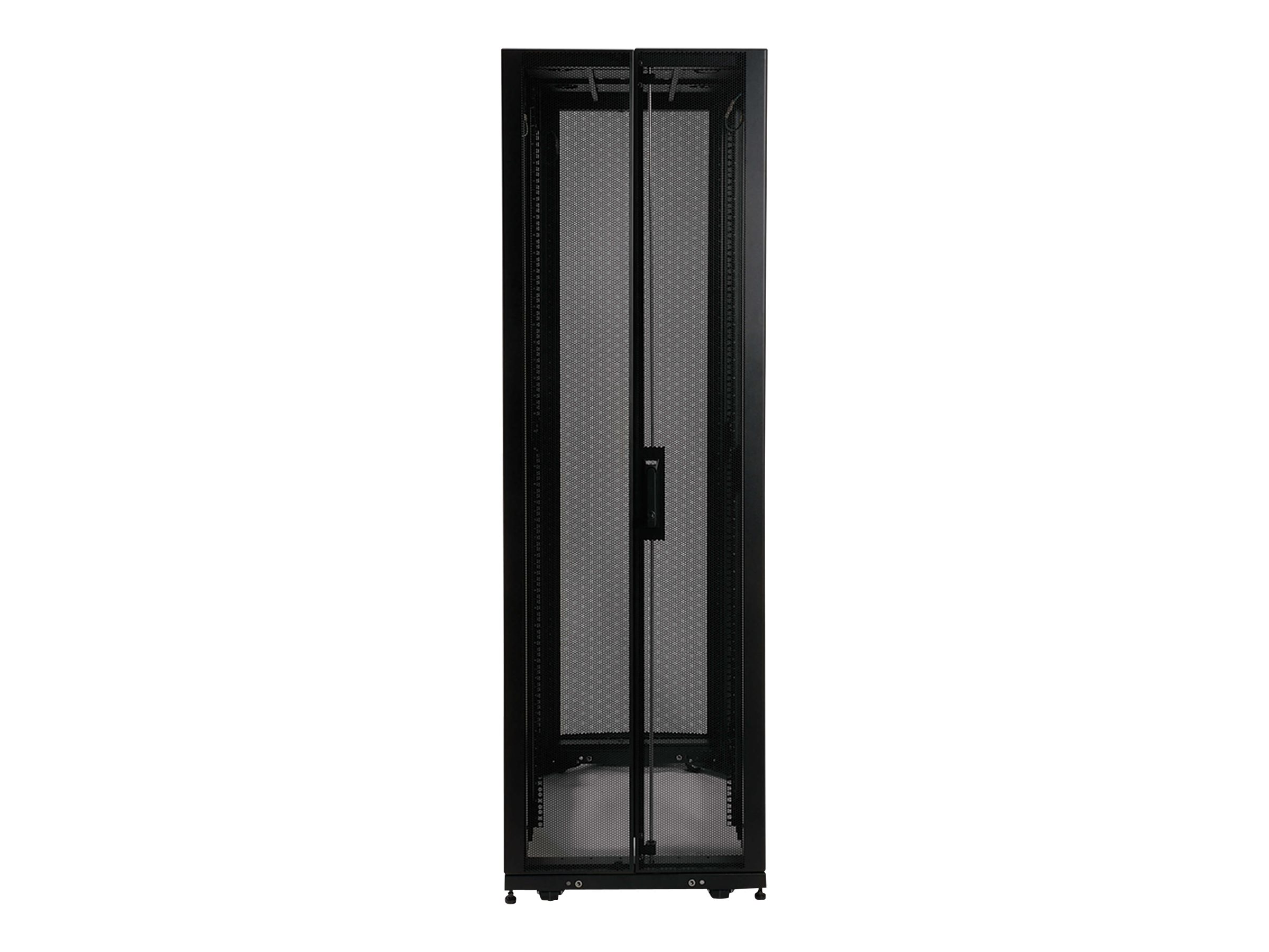 Tripp Lite 42U Rack Enclosure Server Cabinet Doors & Sides Extra-Deep 48in - Rack armoire - noir - 42U - SR42UBDP48 - Accessoires pour serveur