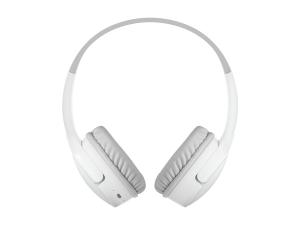 Belkin SoundForm Mini - Écouteurs avec micro - sur-oreille - Bluetooth - sans fil - jack 3,5mm - blanc - AUD002BTWH - Écouteurs