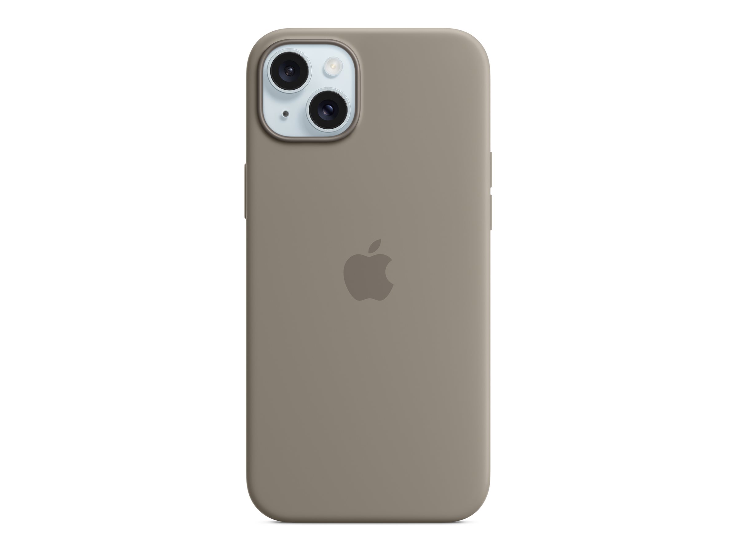 Apple - Coque de protection pour téléphone portable - compatibilité avec MagSafe - silicone - argile - pour iPhone 15 Plus - MT133ZM/A - Coques et étuis pour téléphone portable