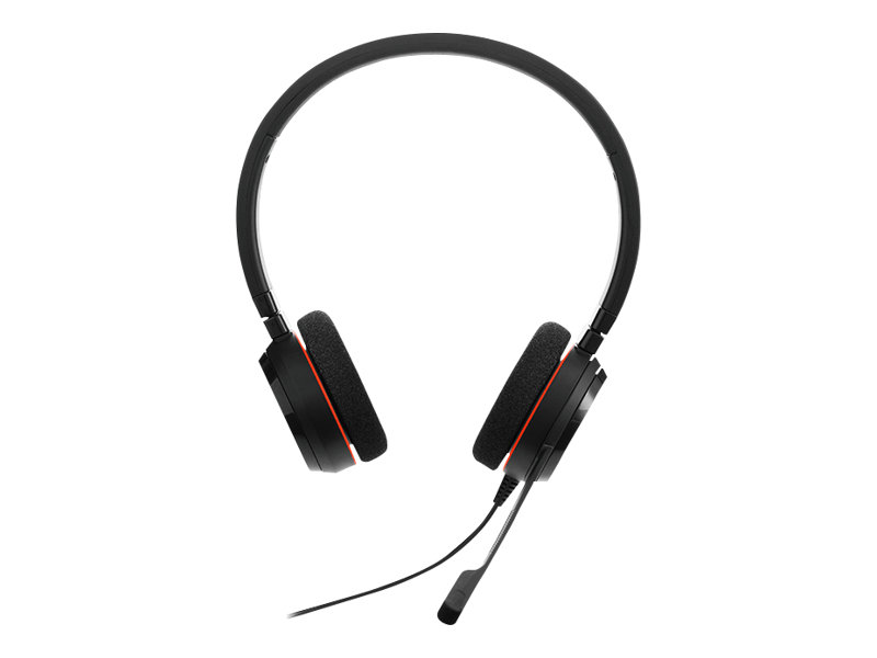 Jabra Evolve 20 UC stereo - Micro-casque - sur-oreille - filaire - USB-C, USB-A - isolation acoustique - Certifié Alcatel-Lucent, Certifié Avaya, Certifié pour Microsoft Teams, Cisco Certified, Certifié Unify - 4999-829-269 - Écouteurs