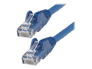 StarTech.com Câble Ethernet CAT6 15m - LSZH (Low Smoke Zero Halogen) - Cordon RJ45 UTP Anti-accrochage 10 GbE LAN - Câble Réseau Internet 650MHz 100W PoE - Bleu - Snagless - 24AWG (N6LPATCH15MBL) - Cordon de raccordement - RJ-45 (M) pour RJ-45 (M) - 15 m - 6 mm - UTP - CAT 6 - sans crochet - bleu - N6LPATCH15MBL - Câbles à paire torsadée