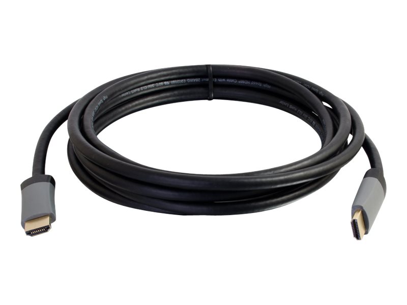 C2G 15m Select HDMI Cable with Ethernet - Standard Speed - M/M - Câble HDMI avec Ethernet - HDMI mâle pour HDMI mâle - 15 m - blindé - noir - 42527 - Accessoires pour systèmes audio domestiques
